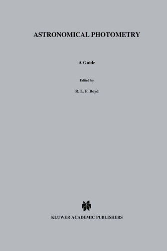 Astronomical Photometry: A Guide (Astrophysics and Space Science Library #175) book cover by C. Sterken, J. Manfroid