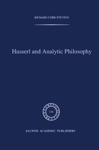 Husserl and Analytic Philosophy (Phaenomenologica #116) book cover by R. Cobb-Stevens