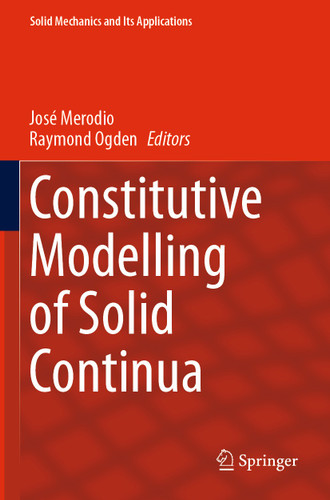 Constitutive Modelling of Solid Continua (Solid Mechanics and Its Applications #262) book cover by 