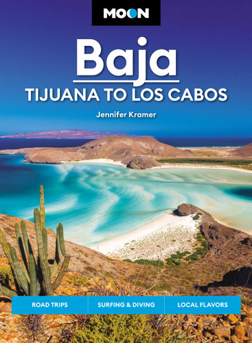 Moon Baja: Tijuana to Los Cabos: Road Trips, Surfing & Diving, Local Flavors (Travel Guide) book cover by Jennifer Kramer