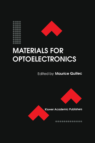 Materials for Optoelectronics (Electronic Materials: Science & Technology) book cover by 