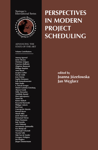 Perspectives in Modern Project Scheduling (International Series in Operations Research & Management Science #92) book cover by 