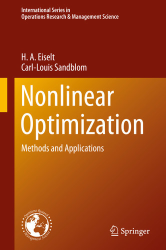 Nonlinear Optimization: Methods and Applications (International Series in Operations Research & Management Science #282) book cover by H. A. Eiselt, Carl-Louis Sandblom