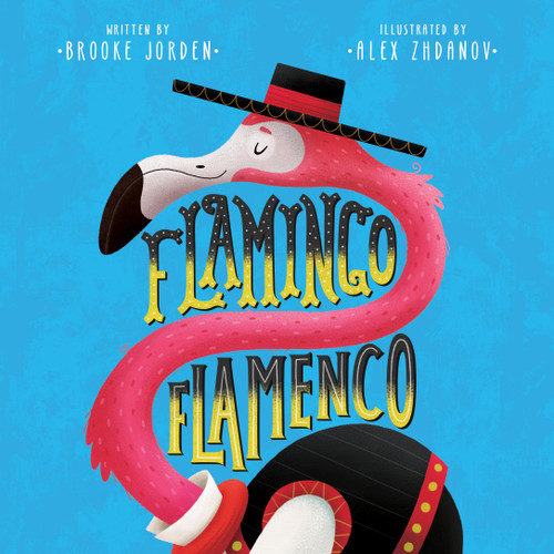 Flamingo Flamenco book cover by Brooke Jorden