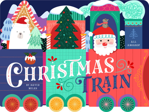 Christmas Train (On-Track Learning) book cover by David Miles