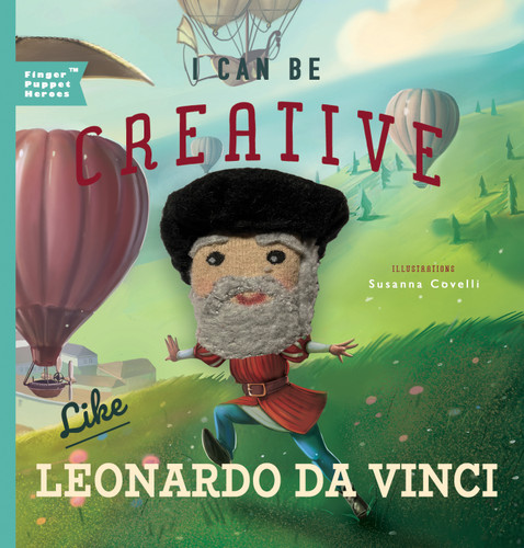 I Can Be Creative Like Leonardo da Vinci (Finger Puppet Heroes) book cover by Familius