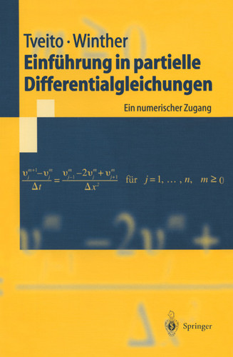 Einführung in partielle Differentialgleichungen: Ein numerischer Zugang (Springer-Lehrbuch) book cover by Aslak Tveito, Ragnar Winther