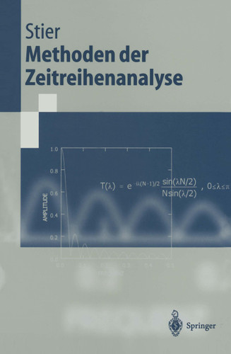 Methoden der Zeitreihenanalyse (Springer-Lehrbuch) book cover by Winfried Stier