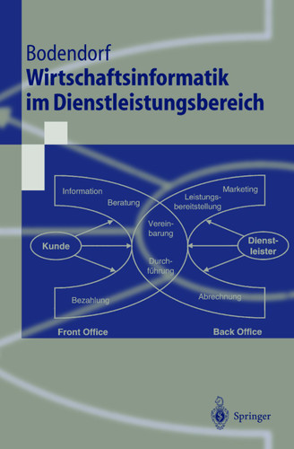 Wirtschaftsinformatik im Dienstleistungsbereich (Springer-Lehrbuch) book cover by Freimut Bodendorf