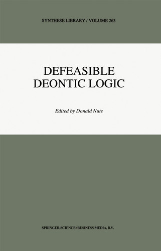 Defeasible Deontic Logic (Synthese Library #263) book cover by 