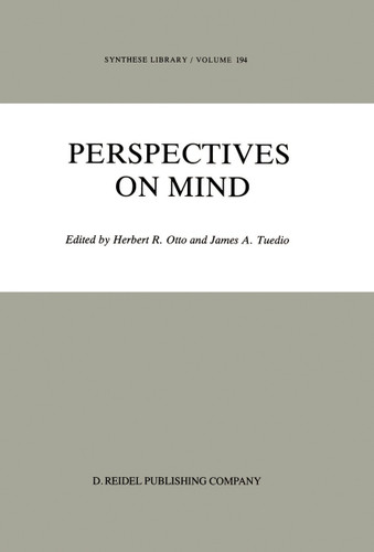 Perspectives on Mind (Synthese Library #194) book cover by 
