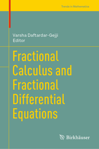 Fractional Calculus and Fractional Differential Equations (Trends in Mathematics) book cover by 
