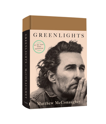 Greenlights book cover by Matthew McConaughey