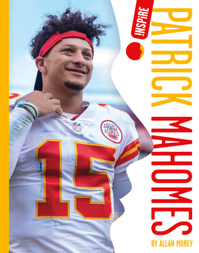 Patrick Mahomes book cover by Allan Morey