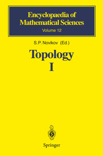 Topology I: General Survey (Encyclopaedia of Mathematical Sciences #12) book cover by S.P. Novikov