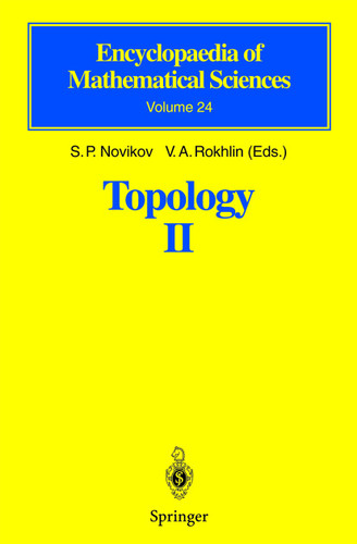 Topology II: Homotopy and Homology. Classical Manifolds (Encyclopaedia of Mathematical Sciences #24) book cover by D.B. Fuchs, O.Ya. Viro