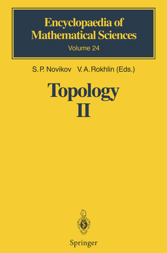 Topology II: Homotopy and Homology. Classical Manifolds (Encyclopaedia of Mathematical Sciences #24) book cover by D.B. Fuchs, O.Ya. Viro