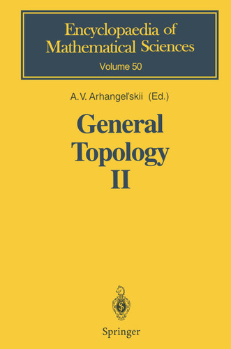 General Topology II: Compactness, Homologies of General Spaces (Encyclopaedia of Mathematical Sciences #50) book cover by 