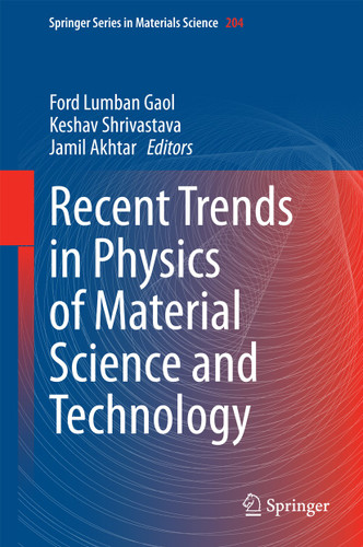 Recent Trends in Physics of Material Science and Technology (Springer Series in Materials Science #204) book cover by 