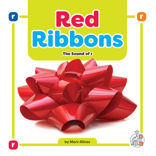 Red Ribbons: The Sound of r book cover by Marv Alinas