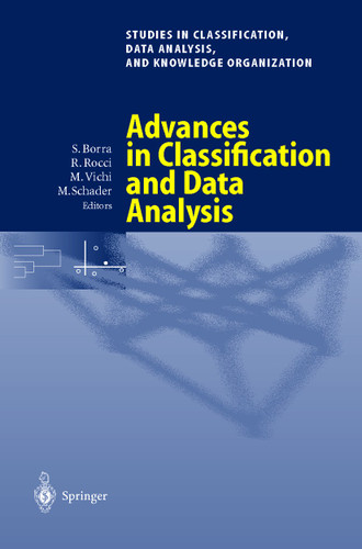 Advances in Classification and Data Analysis (Studies in Classification, Data Analysis, and Knowledge Organization) book cover by 