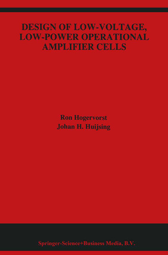Design of Low-Voltage, Low-Power Operational Amplifier Cells (The Springer International Series in Engineering and Computer Science #374) book cover by Ron Hogervorst, Johan Huijsing
