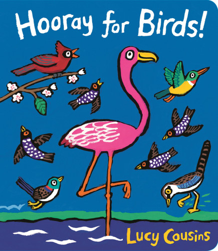 Hooray for Birds! book cover by Lucy Cousins