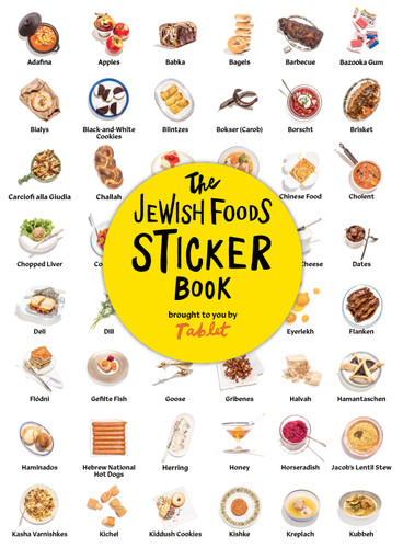 The Jewish Foods Sticker Book book cover by Tablet