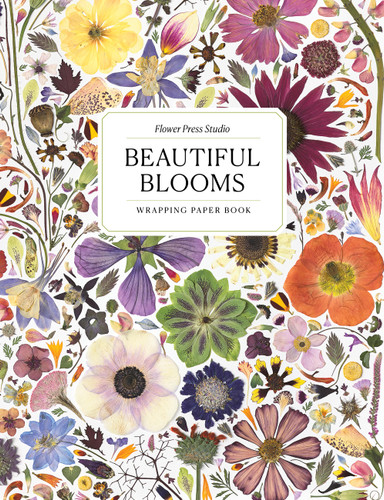 Beautiful Blooms Wrapping Paper Book (Wrapping Paper) book cover by Rachel Parri, Keith Kralik