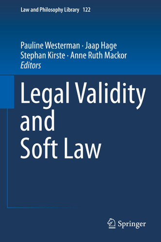 Legal Validity and Soft Law (Law and Philosophy Library #122) book cover by 