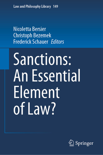 Sanctions: An Essential Element of Law? (Law and Philosophy Library #149) book cover by 