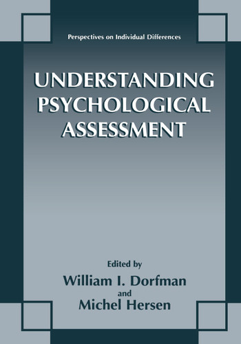 Understanding Psychological Assessment (Perspectives on Individual Differences) book cover by 