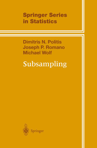 Subsampling (Springer Series in Statistics) book cover by Dimitris N. Politis, Joseph P. Romano, Michael Wolf