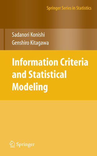 Information Criteria and Statistical Modeling (Springer Series in Statistics) book cover by Sadanori Konishi, Genshiro Kitagawa