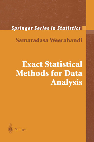 Exact Statistical Methods for Data Analysis (Springer Series in Statistics) book cover by Samaradasa Weerahandi