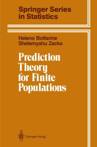 Prediction Theory for Finite Populations (Springer Series in Statistics) book cover by Heleno Bolfarine, Shelemyahu Zacks