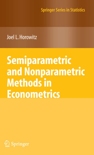 Semiparametric and Nonparametric Methods in Econometrics (Springer Series in Statistics) book cover by Joel L. Horowitz
