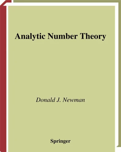 Analytic Number Theory (Graduate Texts in Mathematics #177) book cover by Donald J. Newman