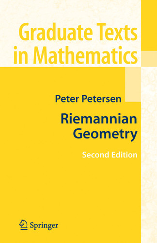Riemannian Geometry (Graduate Texts in Mathematics #171) book cover by Peter Petersen