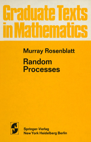 Random Processes (Graduate Texts in Mathematics #17) book cover by M. Rosenblatt