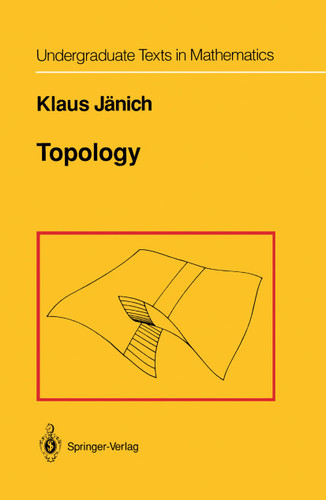 Topology (Undergraduate Texts in Mathematics) book cover by K. Jänich