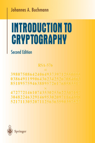 Introduction to Cryptography (Undergraduate Texts in Mathematics) book cover by Johannes Buchmann
