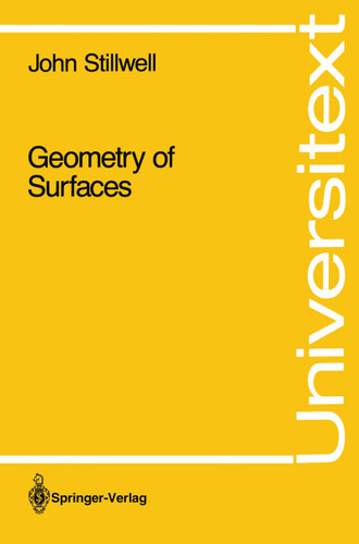 Geometry of Surfaces (Universitext) book cover by John Stillwell