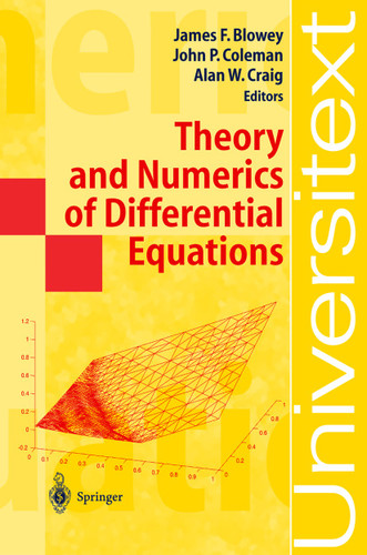 Theory and Numerics of Differential Equations: Durham 2000 (Universitext) book cover by 