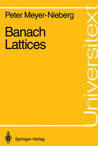 Banach Lattices (Universitext) book cover by Peter Meyer-Nieberg