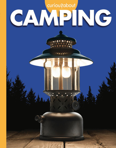 Curious about Camping book cover by Krissy Eberth