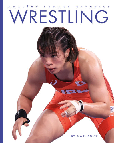 Wrestling book cover by Mari Bolte