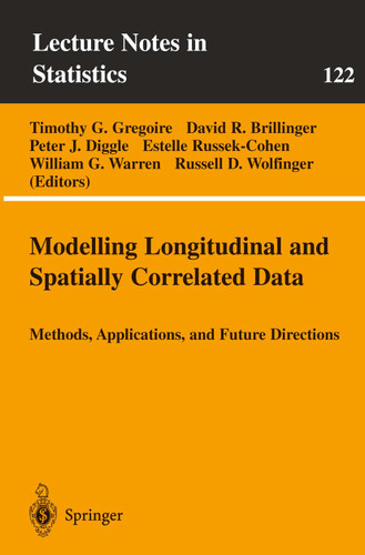 Modelling Longitudinal and Spatially Correlated Data (Lecture Notes in Statistics #122) book cover by 