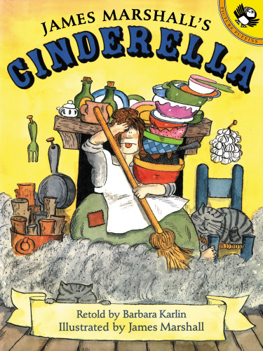 James Marshall's Cinderella book cover by 