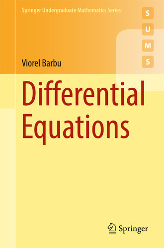 Differential Equations (Springer Undergraduate Mathematics Series) book cover by Viorel Barbu